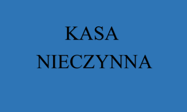 KASA NIECZYNNA
